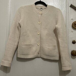 Cream Uniqlo Cardigan | Size Small